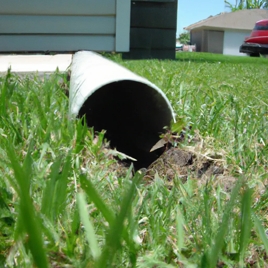 Jak zrobić odprowadzenie wody z rynien na trawnik?