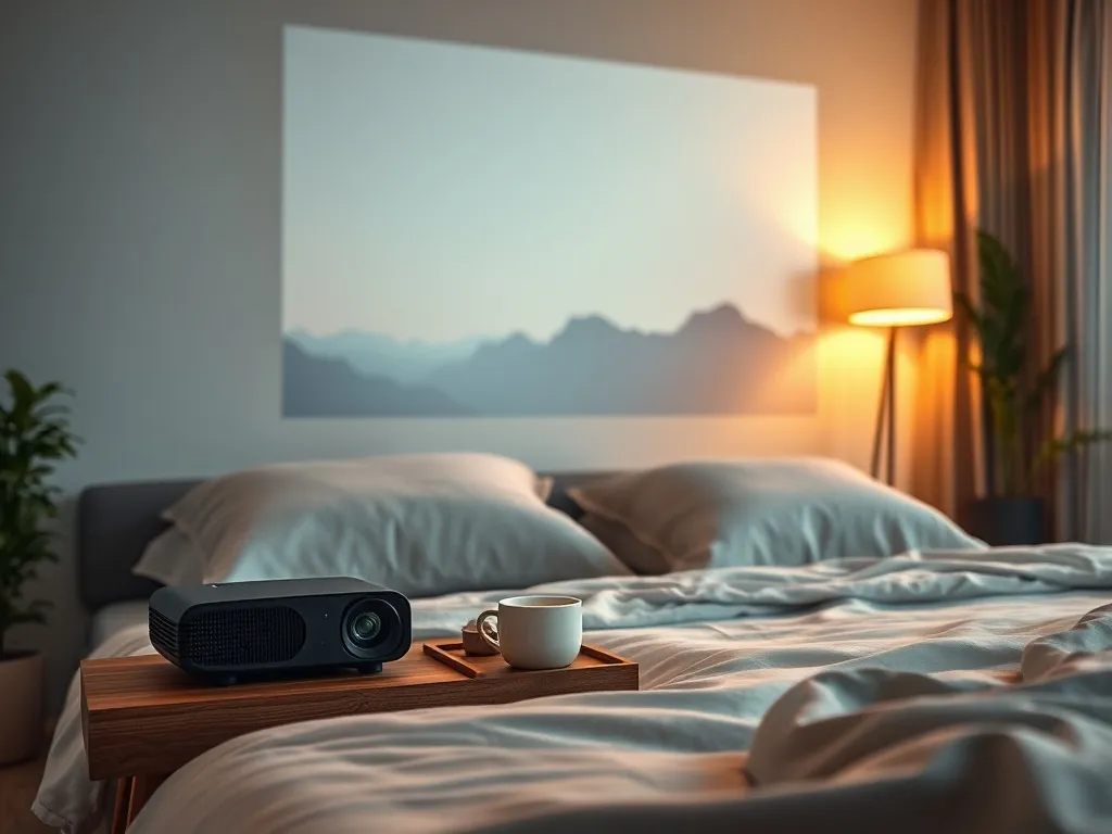 Projektor zamiast telewizora w sypialni – wady i zalety